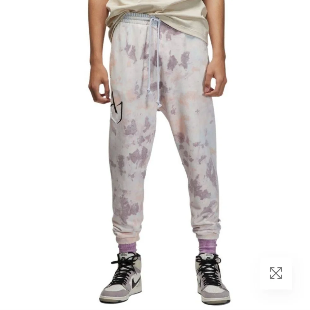 Air‎ Jordan Sport DNA Tie Dye Men's Sweatpants Plum Fog Streetwear Athleisure